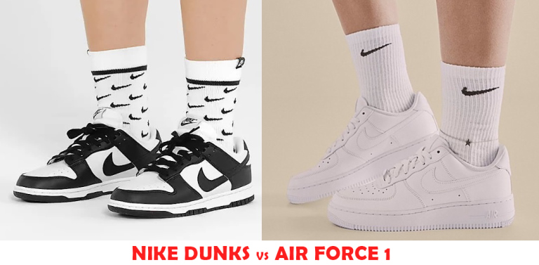Nike Dunks vs Air Force 1 Comparison