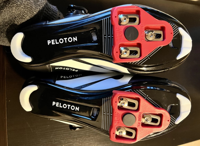 Peloton Shoes can click into the pedals