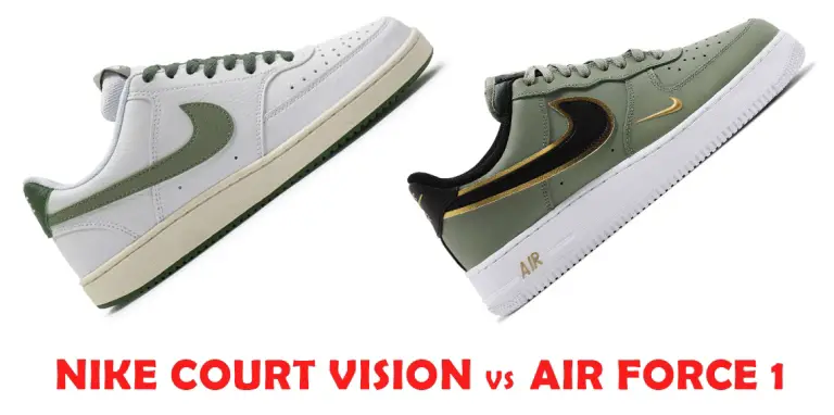 Nike Court Vision vs. Air Force One collection: - Millennium Shoes