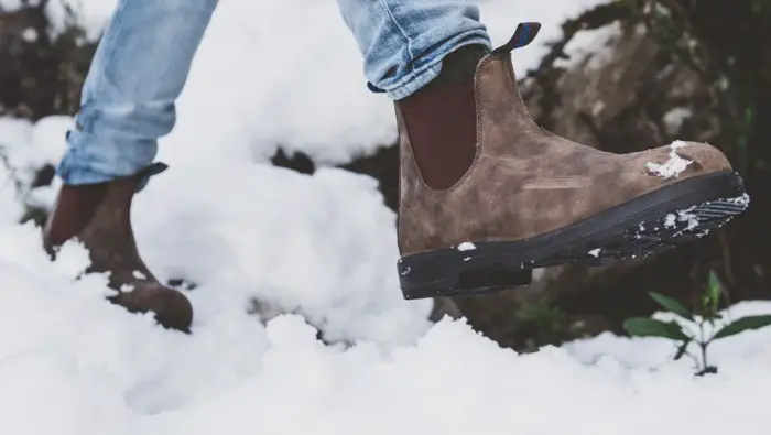 Blundstone in snow