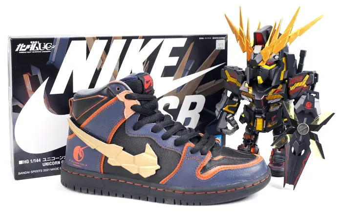 Gundam Nike SB Dunk High