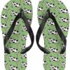 Cartoon Cow Flip Flops