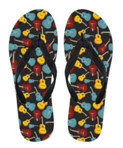 Colorful Guitar Flip Flops